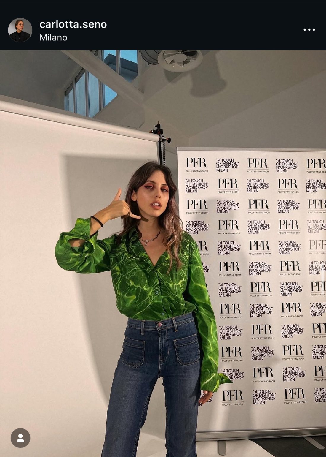 Post Instagram: workshop A Touch of Fashion, Milano