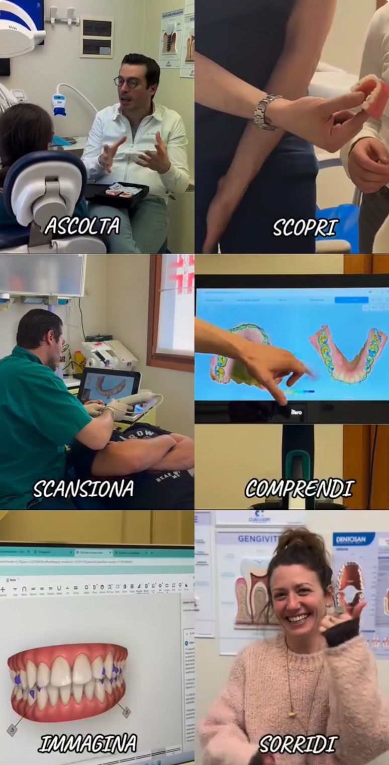 Reel Open Day ortodonzia: ascolta, scopri, scansiona, comprendi, immagina, sorridi